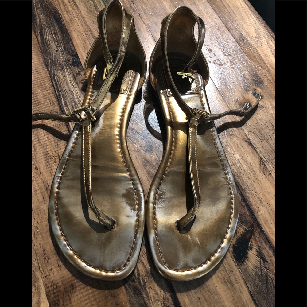 Copper Tory Burch sandals